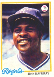 1978 Topps Baseball Cards      550     John Mayberry